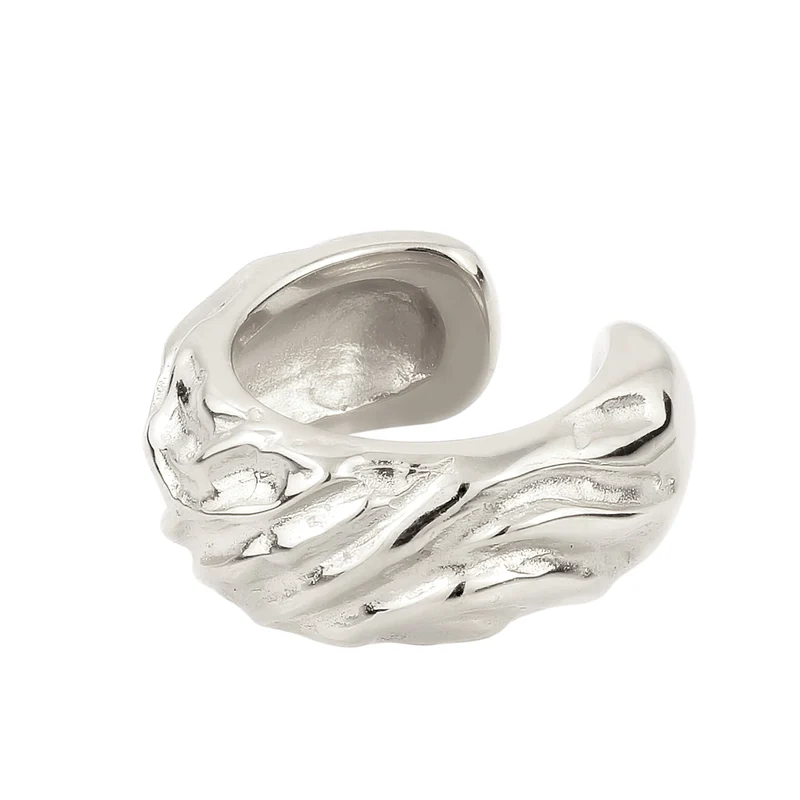 Single Earcuff Strukturiert