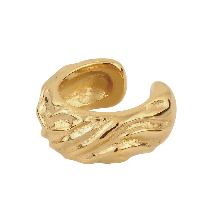 Single Earcuff Strukturiert
