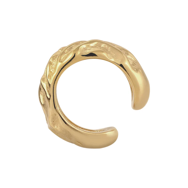 Single Earcuff Strukturiert