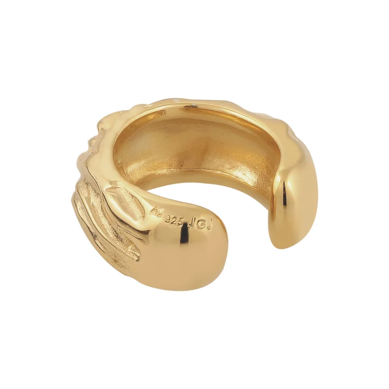 Single Earcuff Strukturiert