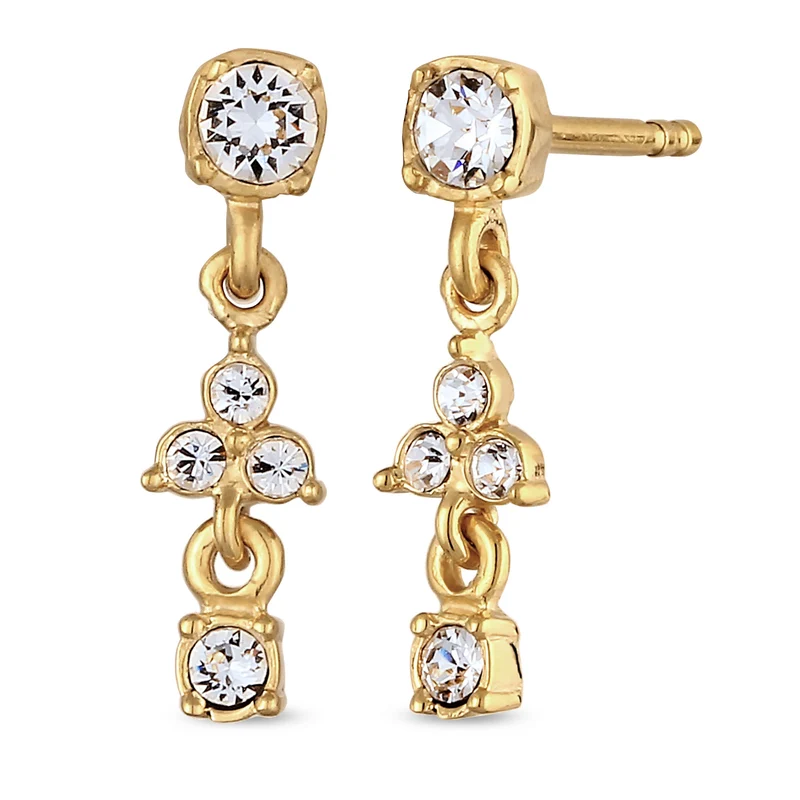 Ohrstecker | mit Kristallen von Swarovski® (Weiß)