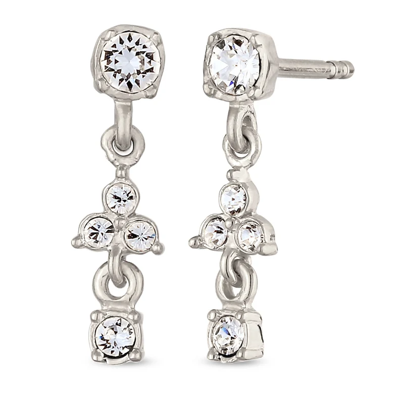 Ohrstecker | mit Kristallen von Swarovski® (Weiß)