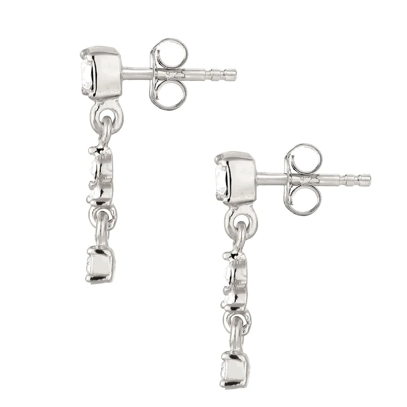 Ohrstecker | mit Kristallen von Swarovski® (Weiß)