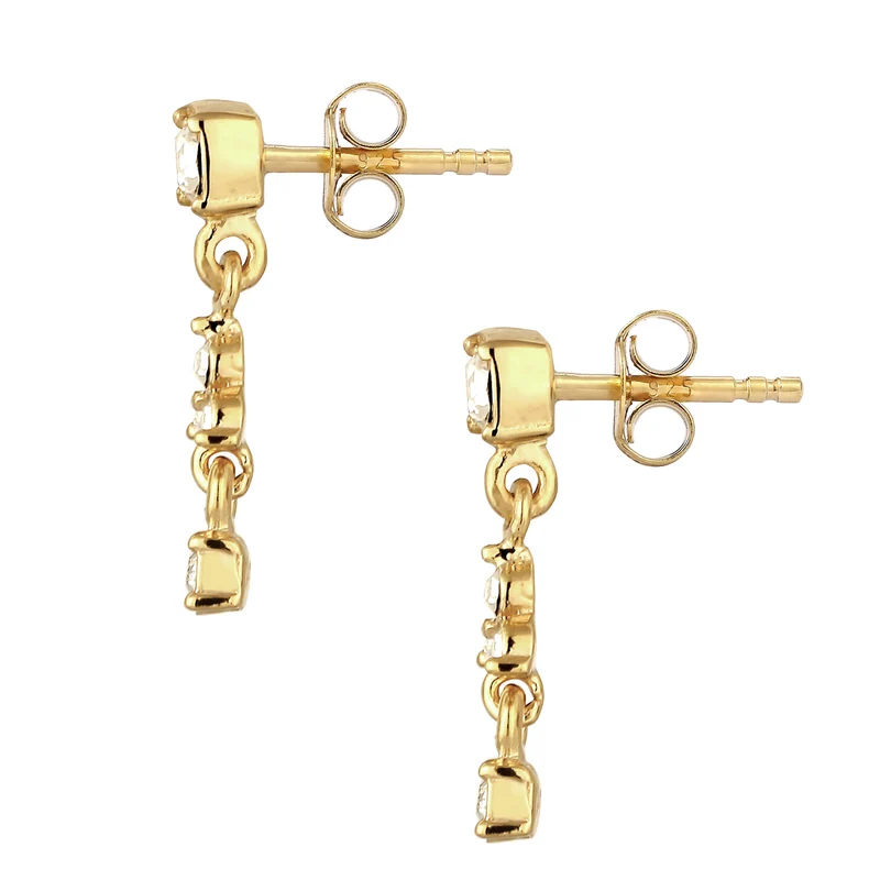 Ohrstecker | mit Kristallen von Swarovski® (Weiß)