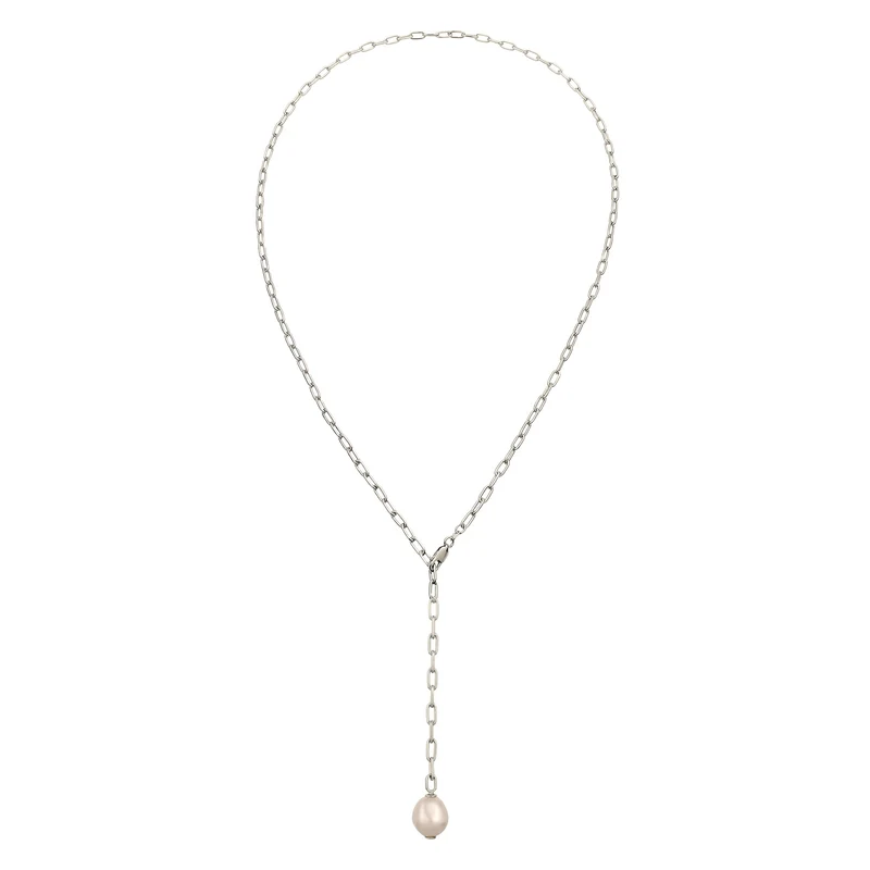 Y-Kette | Perle von Swarovski® (Weiß)