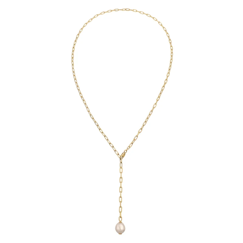 Y-Kette | Perle von Swarovski® (Weiß)