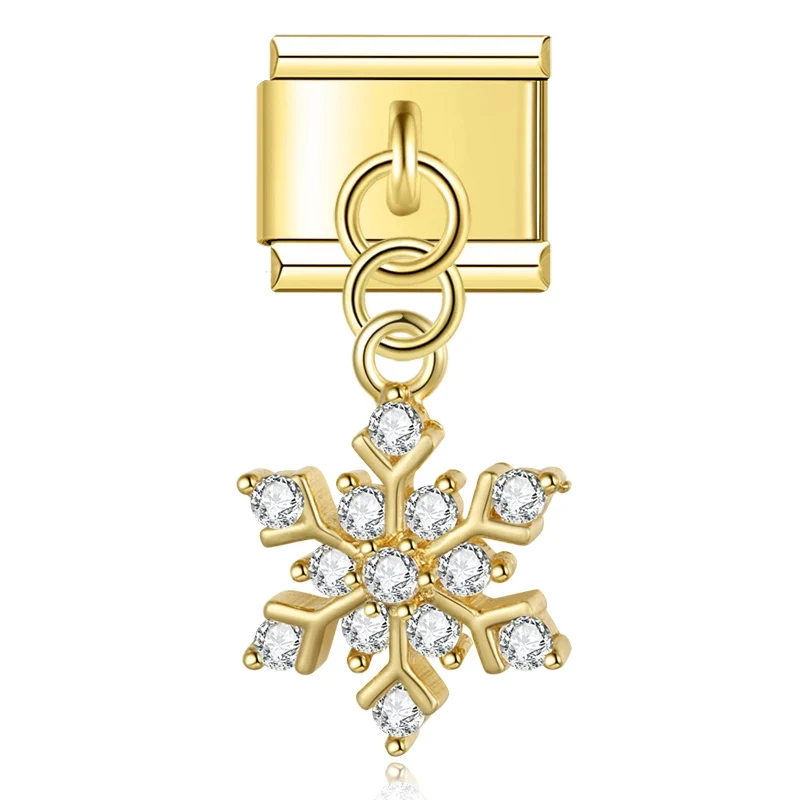 Anhänger Schneeflocke glitzer