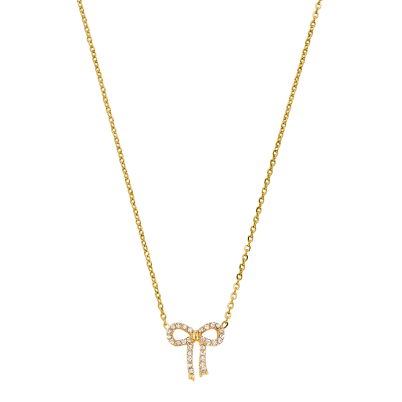 Precious Ribbon Kette 14K Vergoldet
