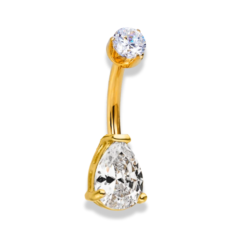 Eternal Teardrop Belly Piercing - Titan