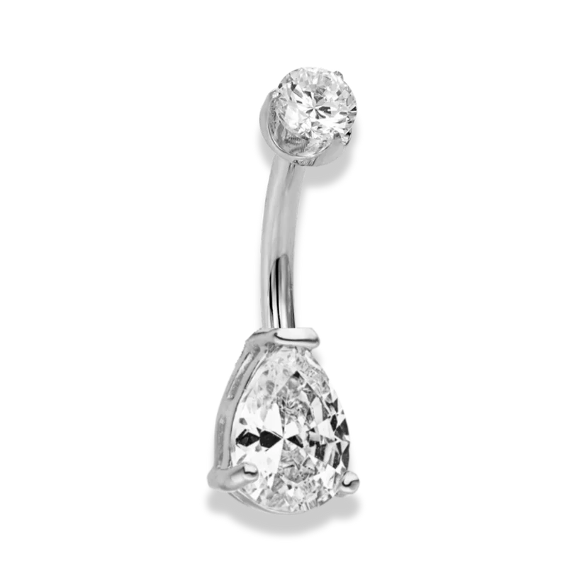 Eternal Teardrop Belly Piercing - Titan