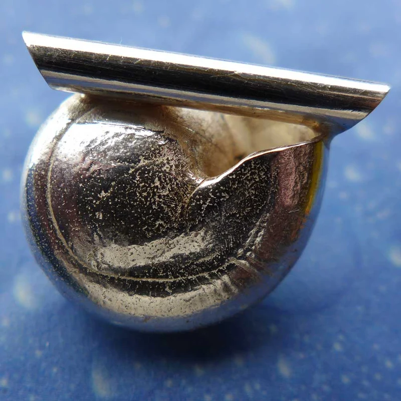Maritimschmuck Anhänger Knopfschnecke L