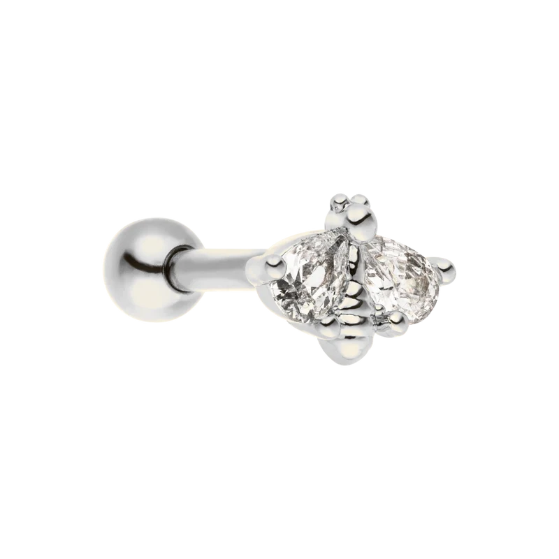 Heavenly Bee Ohr Piercing 18K Vergoldet