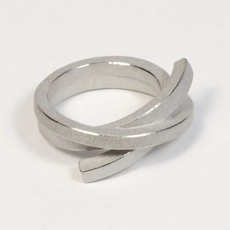 925er Silber Ring Knotenschmuck Verbindungsring RIN-1