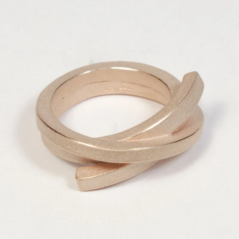 925er Silber Ring Knotenschmuck Verbindungsring RIN-1