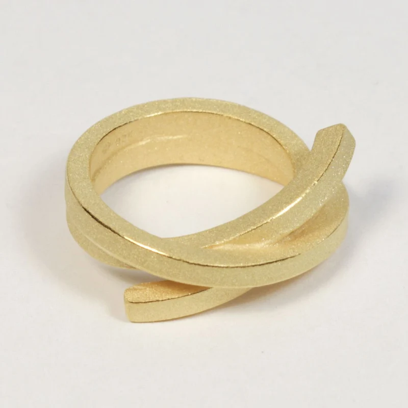 925er Silber Ring Knotenschmuck Verbindungsring RIN-1