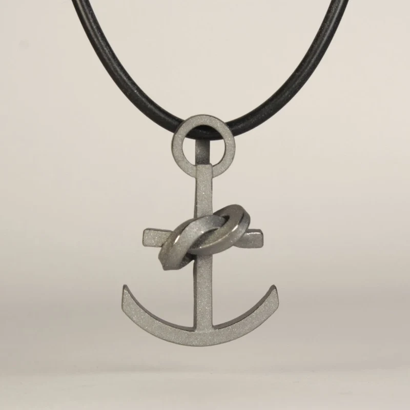 925er Silber Anhänger Knotenschmuck Anker ANH-29