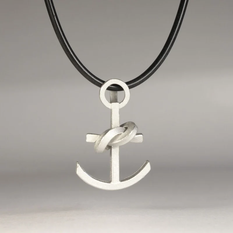 925er Silber Anhänger Knotenschmuck Anker ANH-29