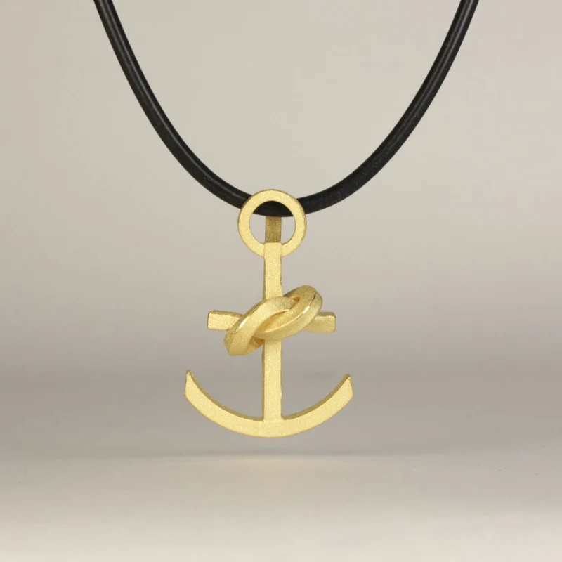 925er Silber Anhänger Knotenschmuck Anker ANH-29