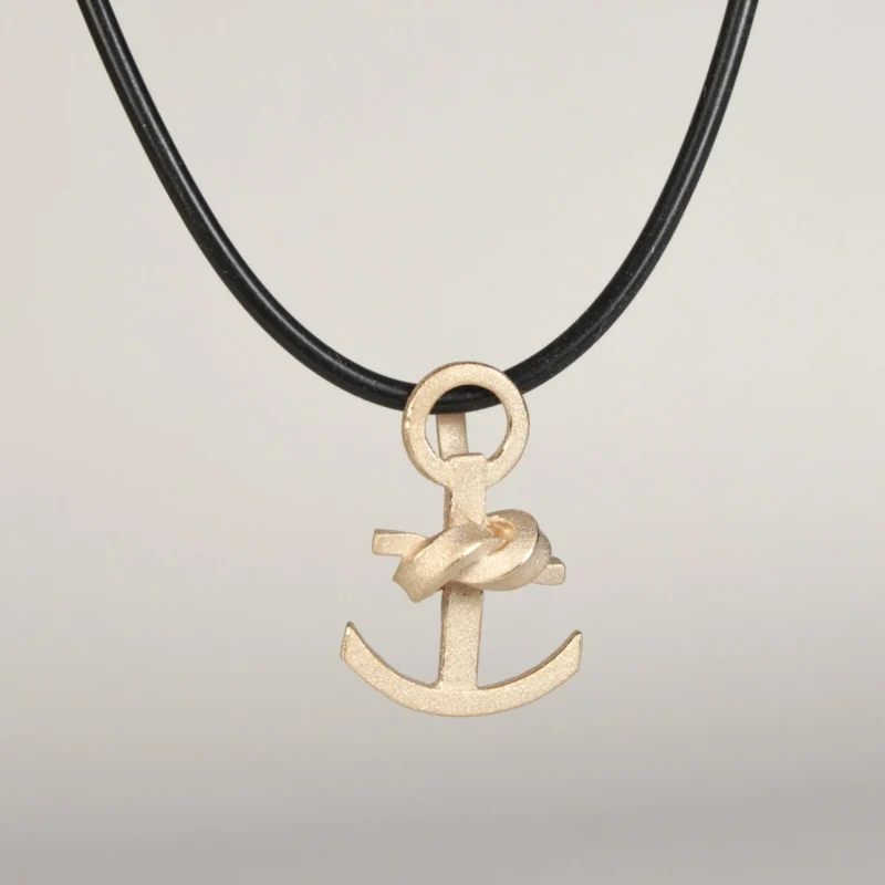 925er Silber Anhänger Knotenschmuck Mini Anker ANH-28