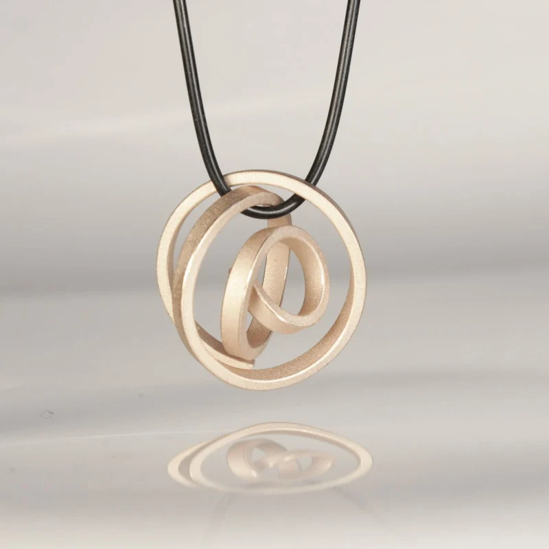 925er Silber Anhänger Knotenschmuck Kugel Knoten ANH-12