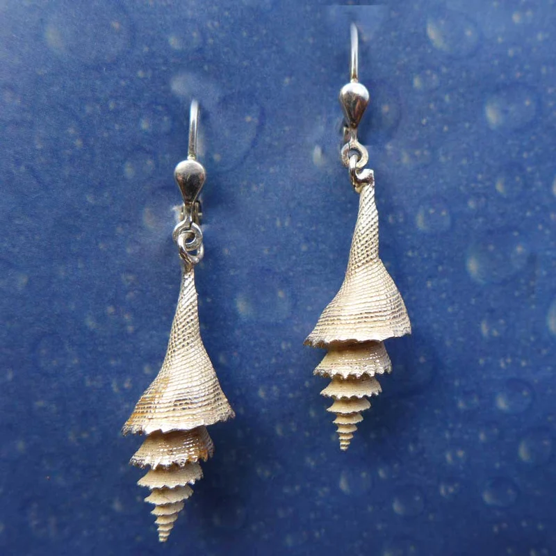 Maritimer Schmuck Schnecke Pagode Ohrhänger