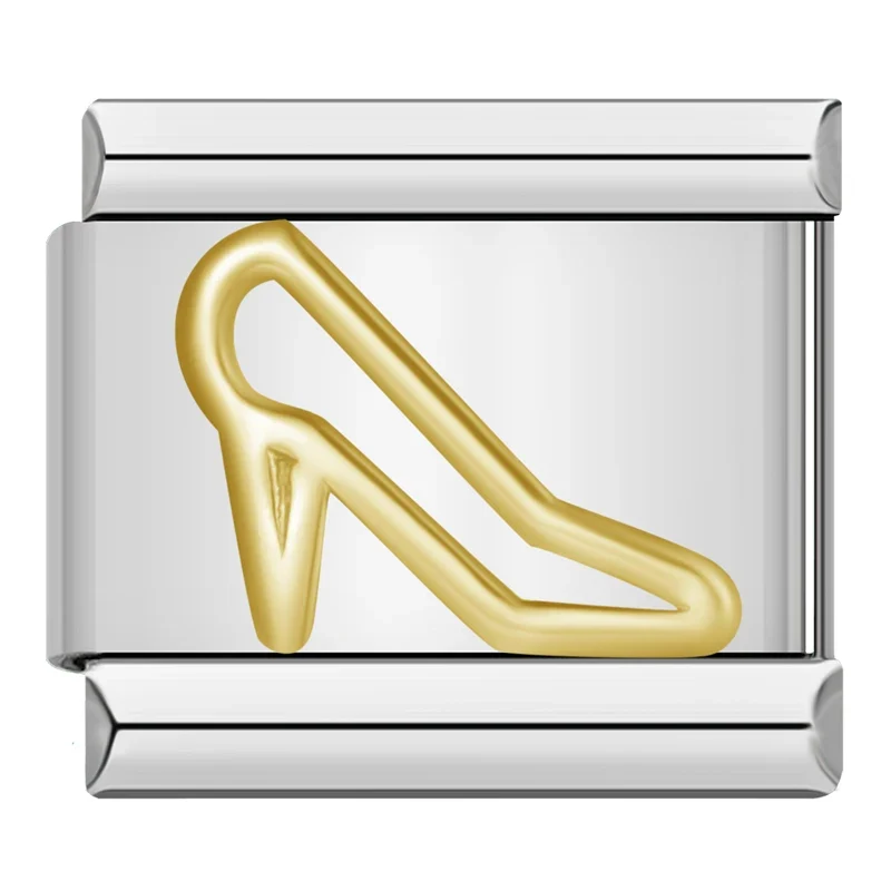 Goldener Highheel