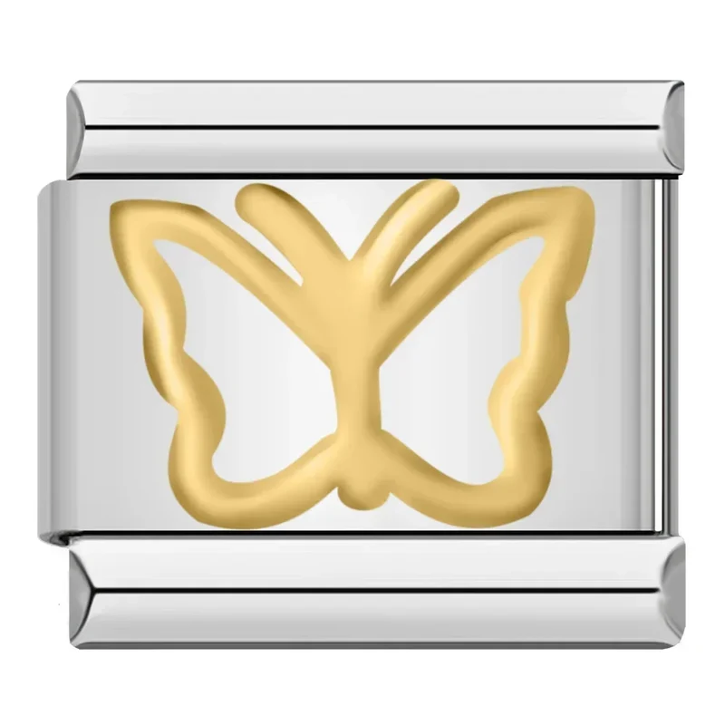 Schmetterling Gold