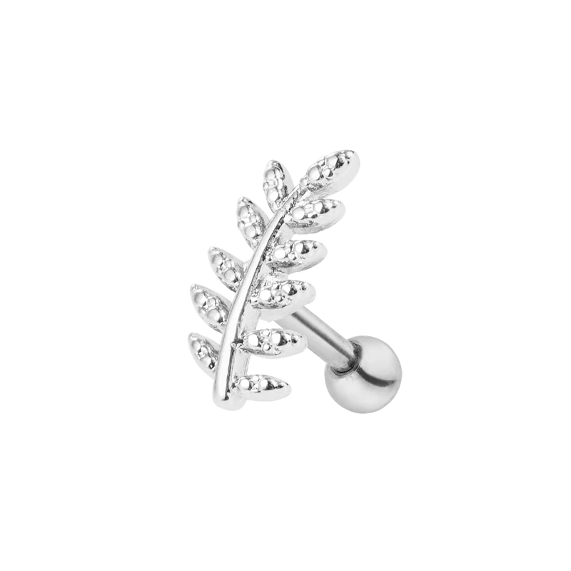 Heavenly Leaf Ohr Piercing 18K Vergoldet