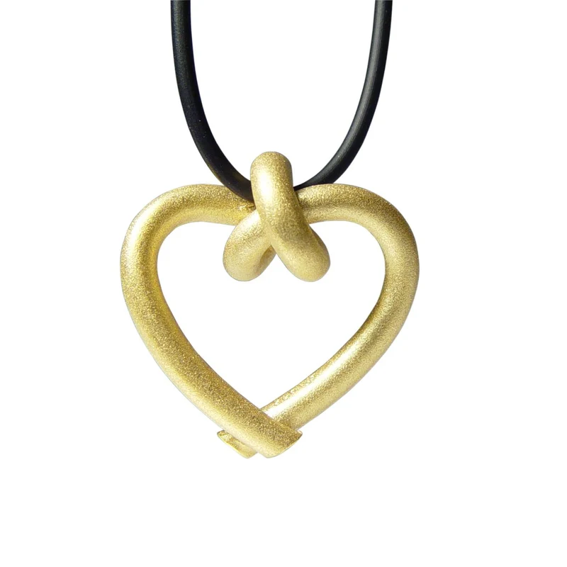925er Silber Anhänger Knotenschmuck Gebundenes Herz ANH-5