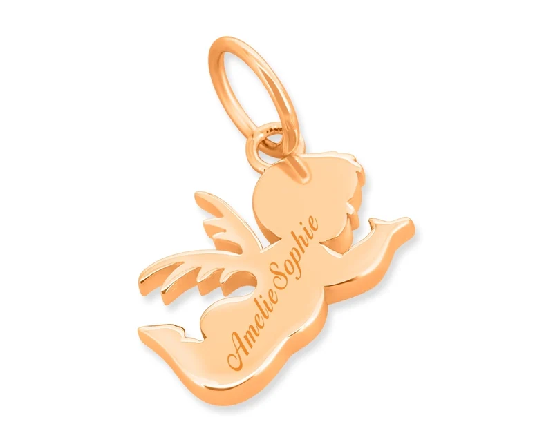 TAUFSCHMUCK SCHUTZENGEL KETTENAHÄNGER ENGEL ANHÄNGER TAUFE NAME