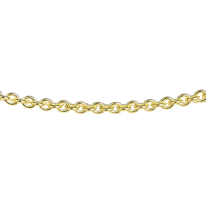 Edelstahl Kette Vergoldet Ernstes Design AK15