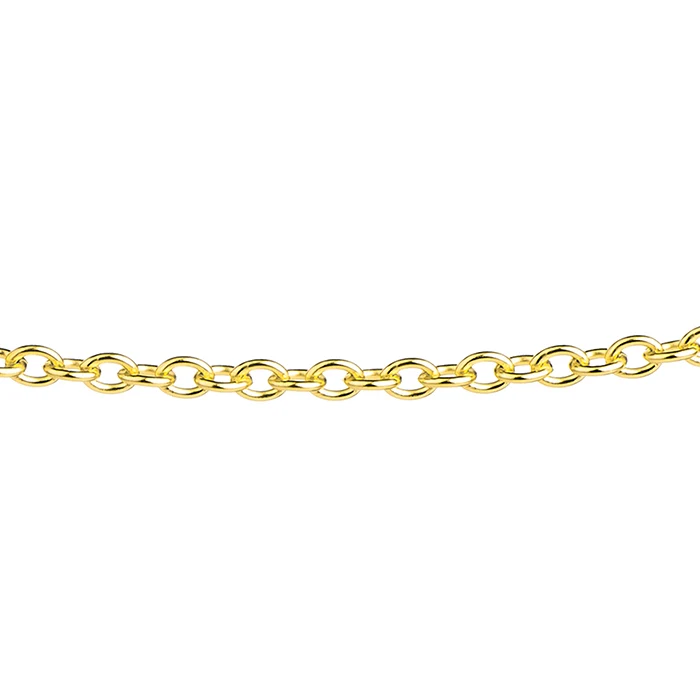 Edelstahl Kette Vergoldet Ernstes Design AK13