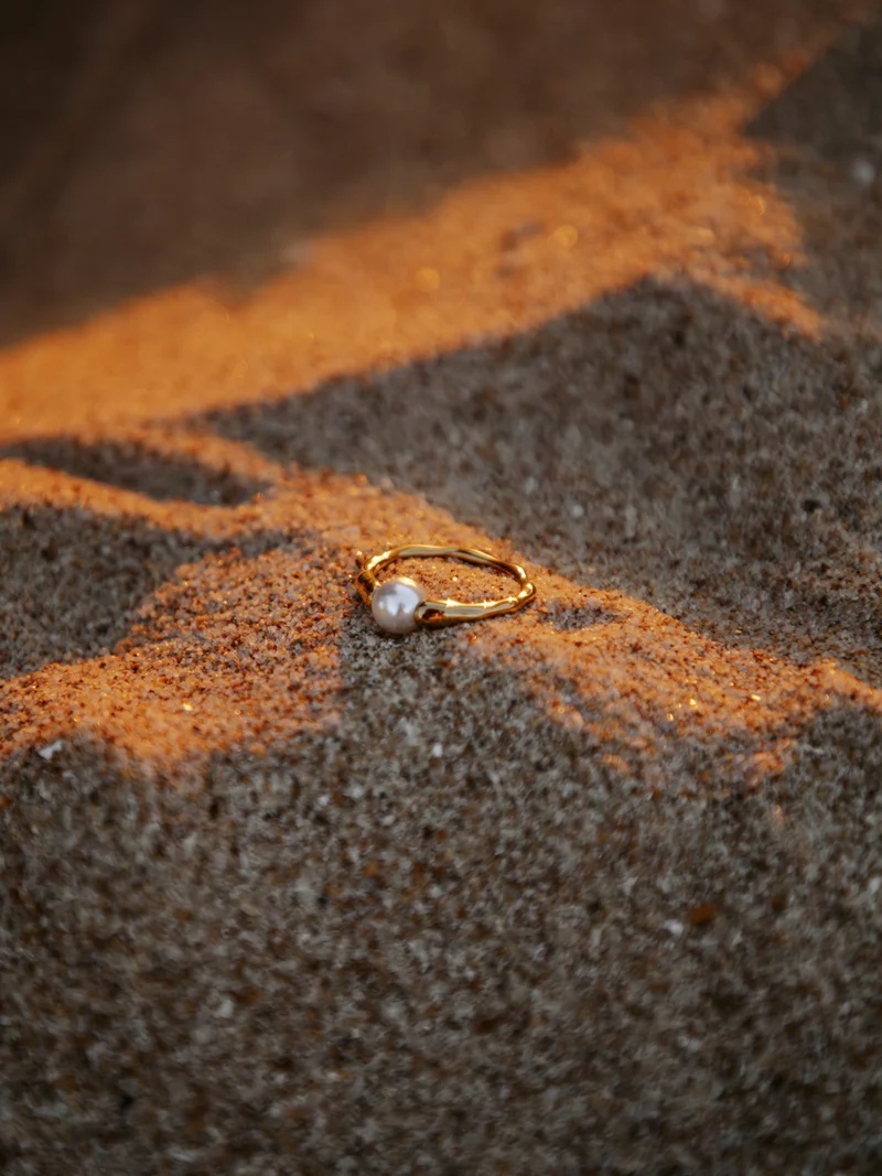 Whispering Pearl Ring
