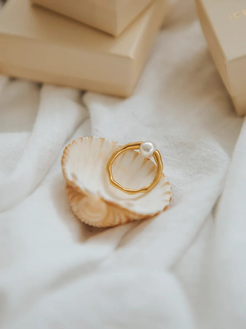 Whispering Pearl Ring