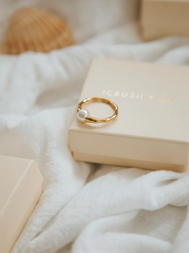 Whispering Pearl Ring