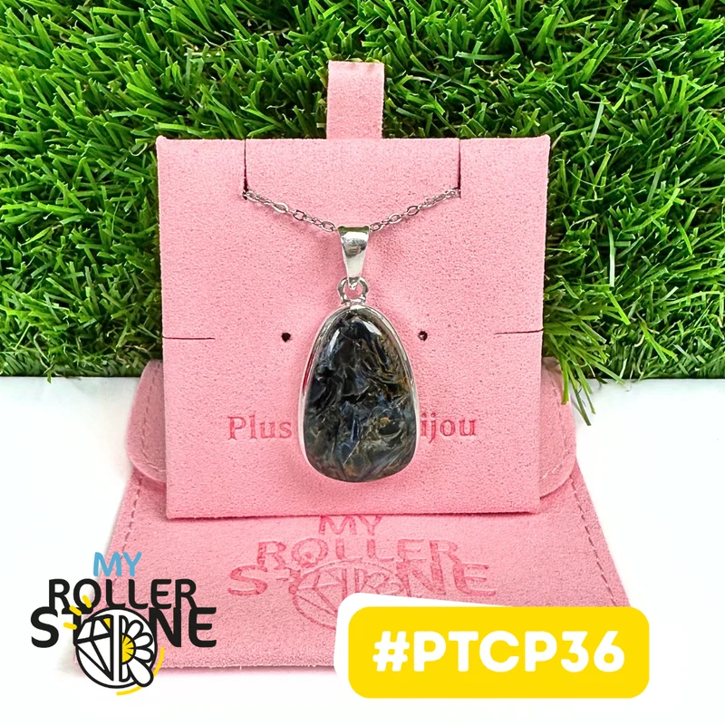 Pietersit-Anhänger, 925er Sterlingsilber #PTCP36
