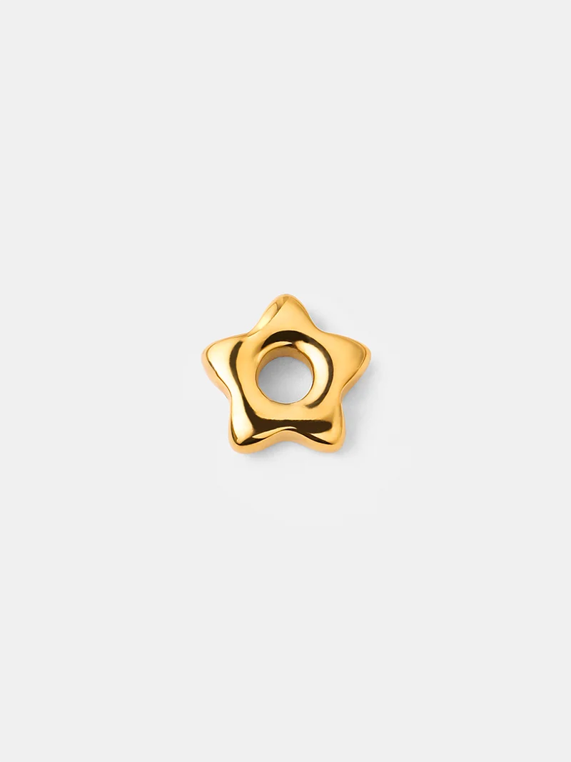 13,2mm Silent Star Ohrring-Charm