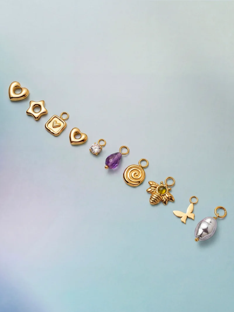 6mm Unique Sparkling Large Ohrring-Charm