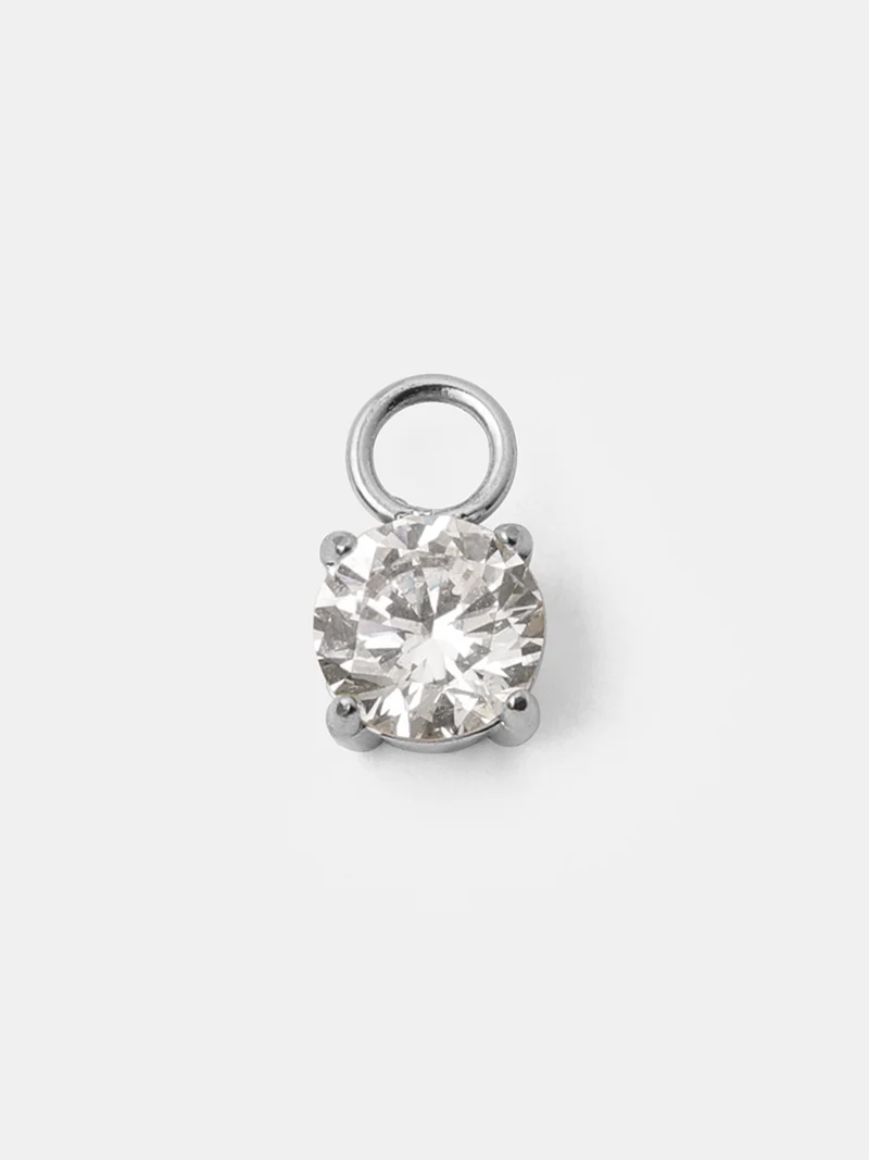 6mm Unique Sparkling Large Ohrring-Charm