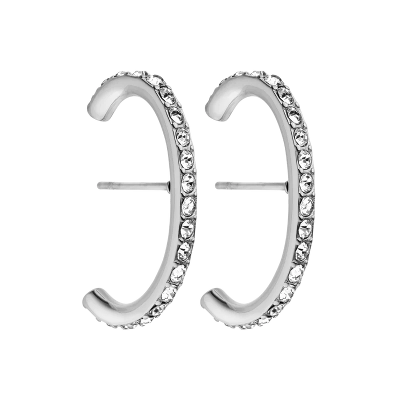 Pave Elegance Ohrringe 14K Vergoldet