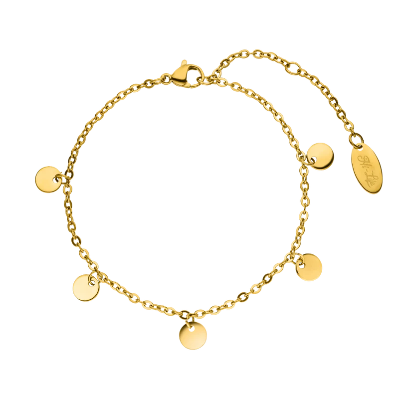 Hi-Life Coin Armband Gold
