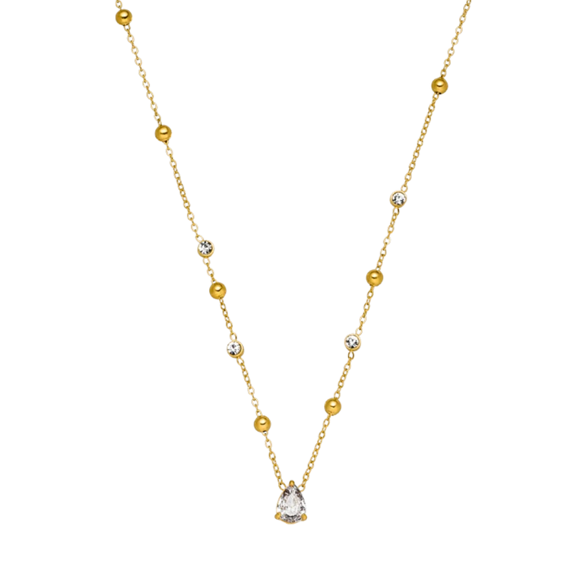 Good Vibes Elegance Kette 14K Vergoldet
