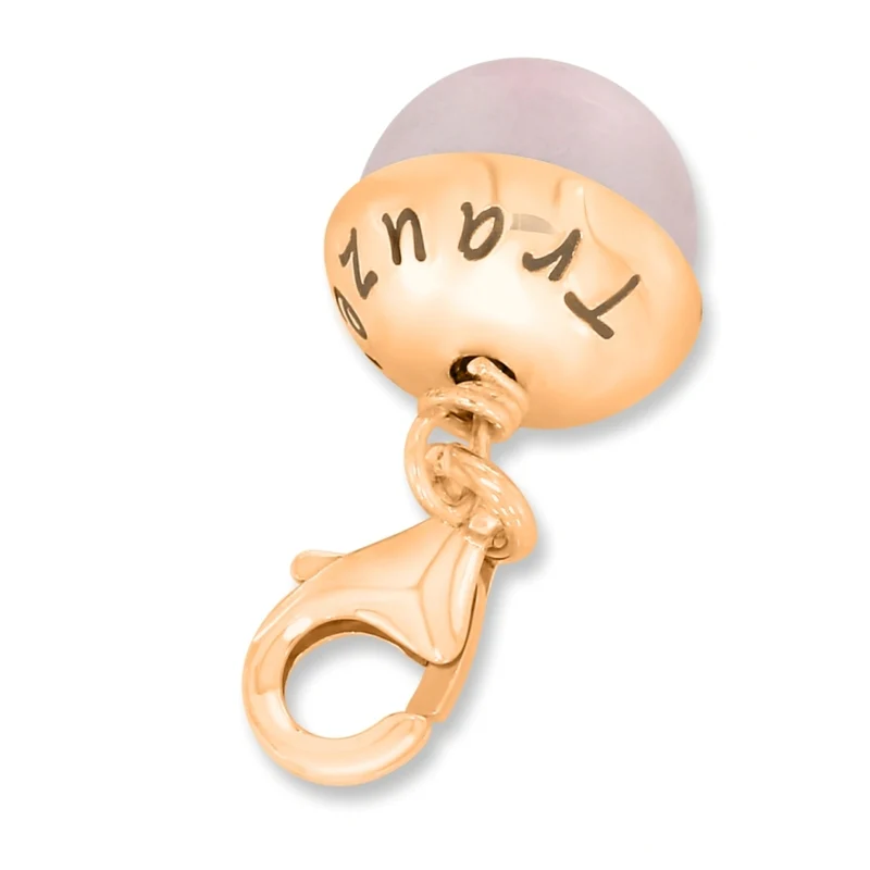 PERLEN SCHMUCK MIT GRAVUR CHARM PERLE MIT NAMEN GOLDCHARMS NAMENSPERLE