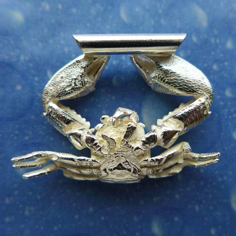 Krebs Anhänger Silber Schmuck