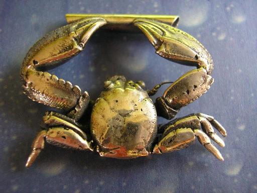 Krebs Anhänger Silber Schmuck