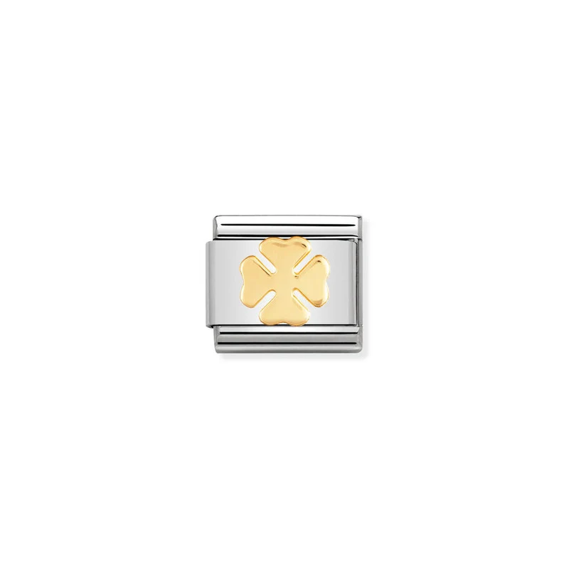 Classic Gold Four-Leaf Clover Good Luck Charms