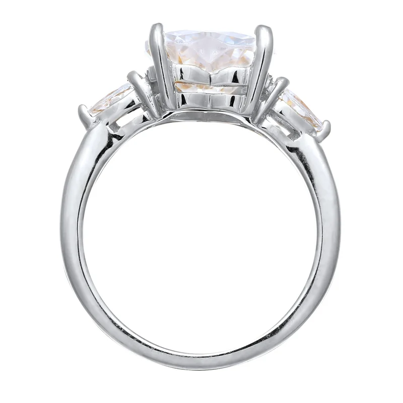 Ring Herz | Zirkonia (Weiß)