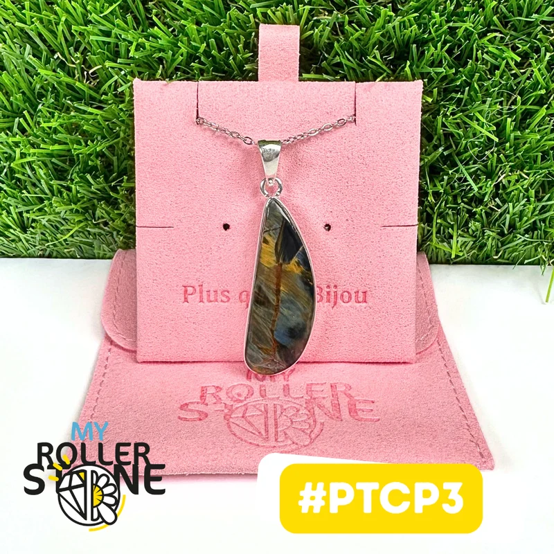 Pietersit-Anhänger, 925er Sterlingsilber #PTCP3