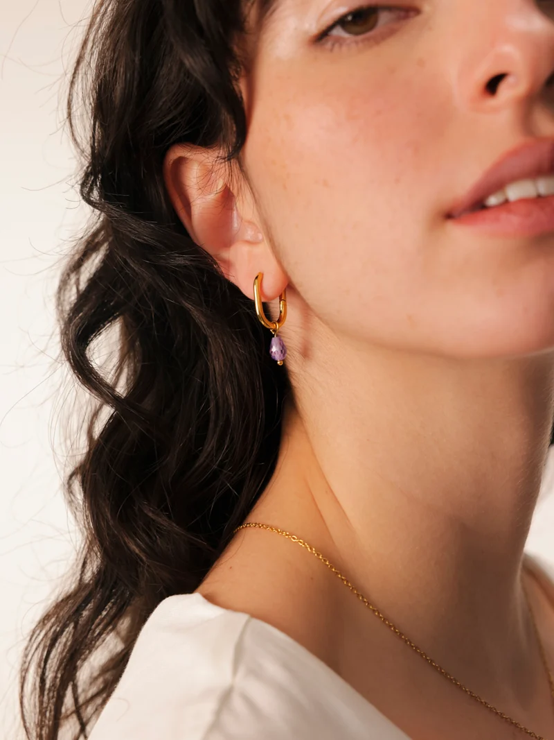 6x8,2mm Gentle Tear Ohrring-Charm
