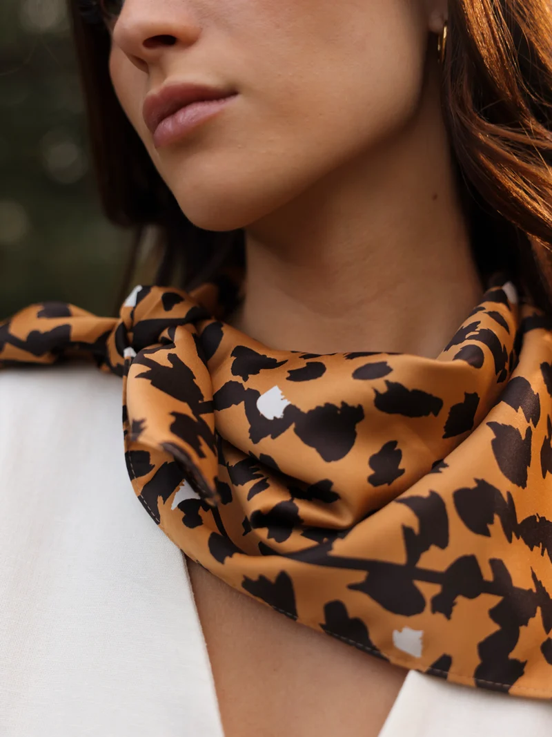 Leopard Print Tuch